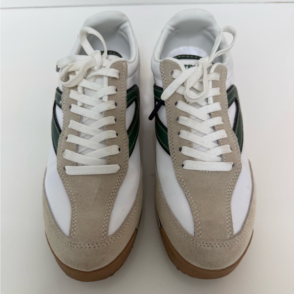 Tretorn Women’s Kristine White and Beige Sneakers